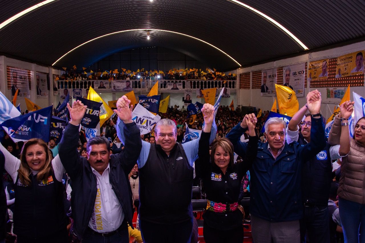 Muestran respaldo a candidatos del Frente en distrito federal 3 